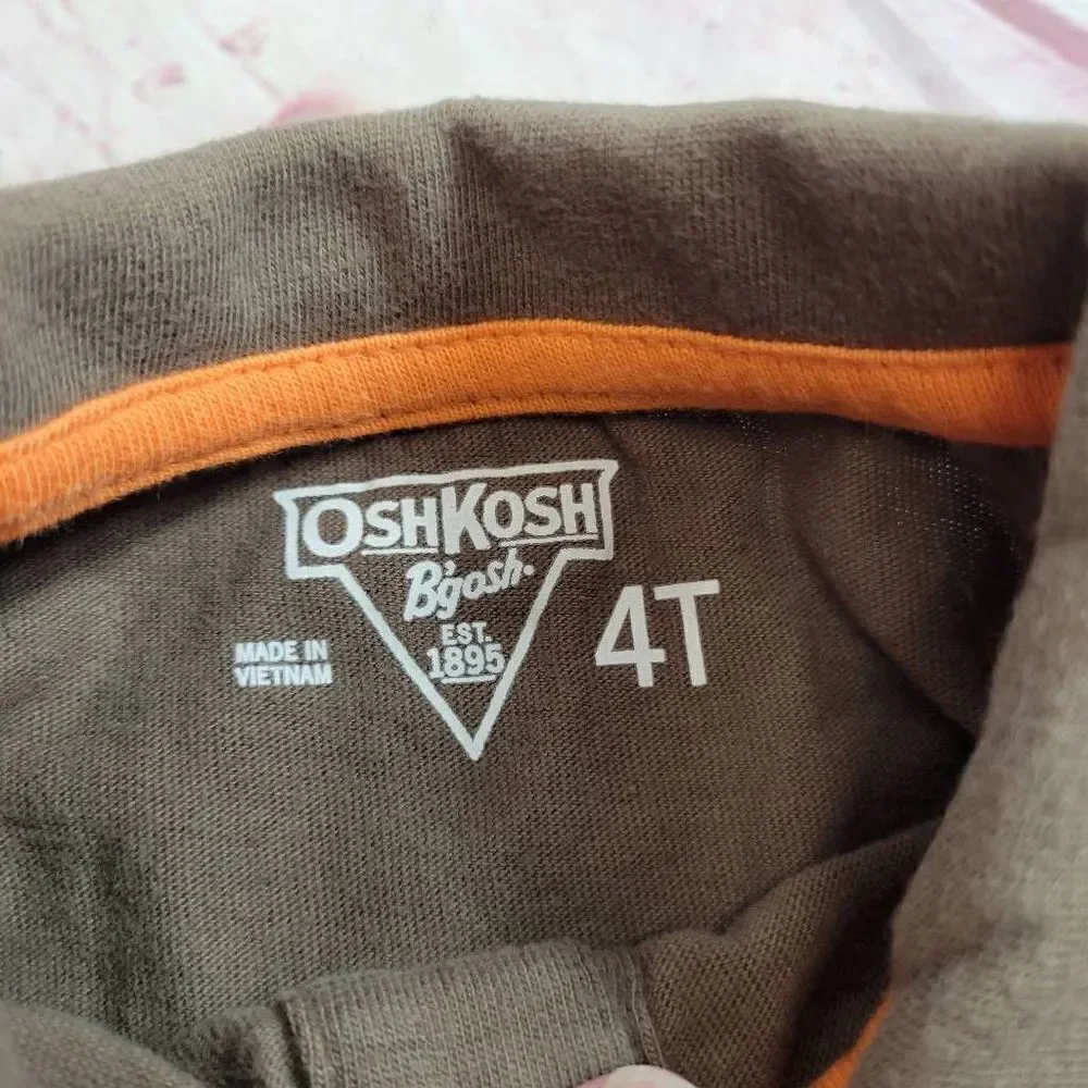 Oshkosh shark polo shirt 4T